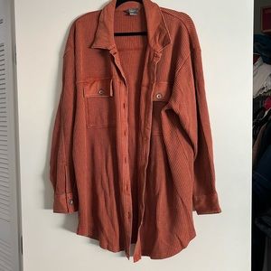 Light weight waffle knit tunic